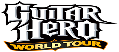 Guitar Hero World Tour title screen for Playstation 2